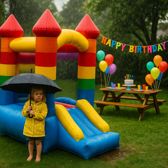 birthday party backup plans for mums when it rains