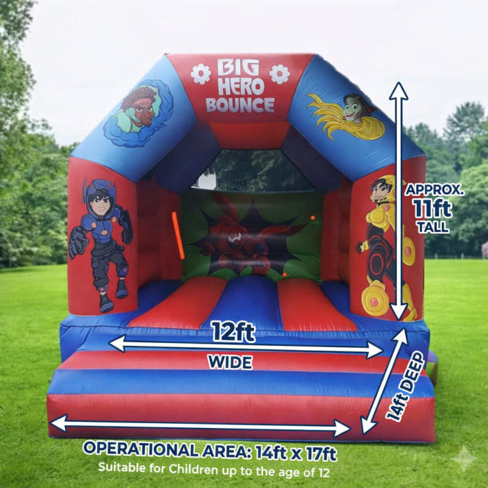 Hero bouncer medium size guide