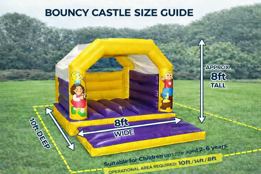 Kiddie Bounce size guide