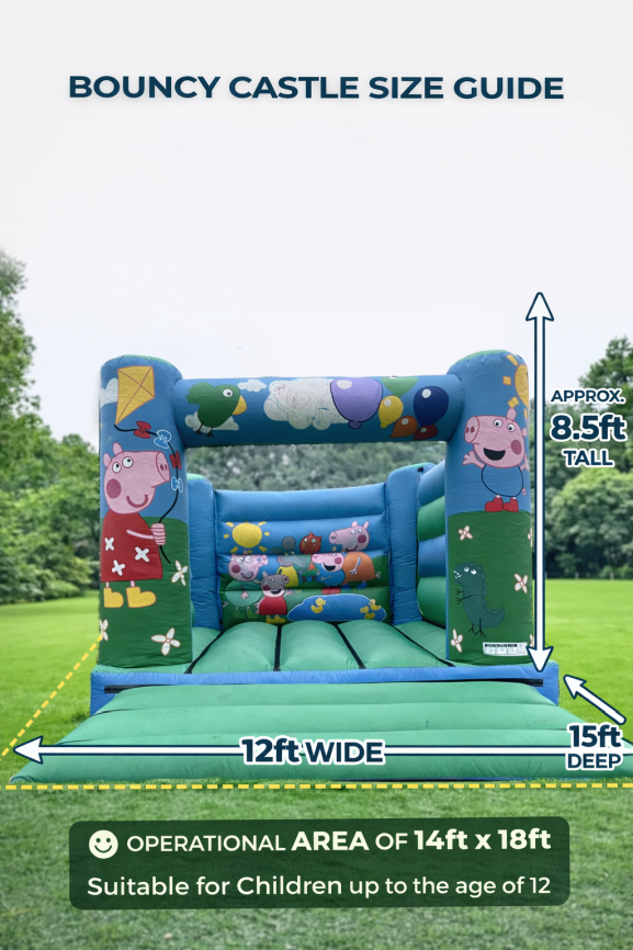 P & G Castle (Medium) size guide