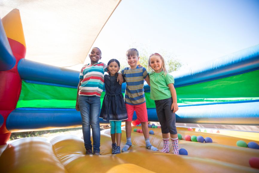party ideas for kids with bouncy castle hire in london