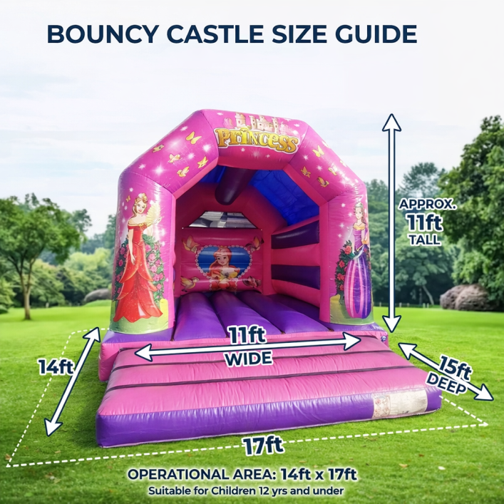 Princess Party (Medium) size guide