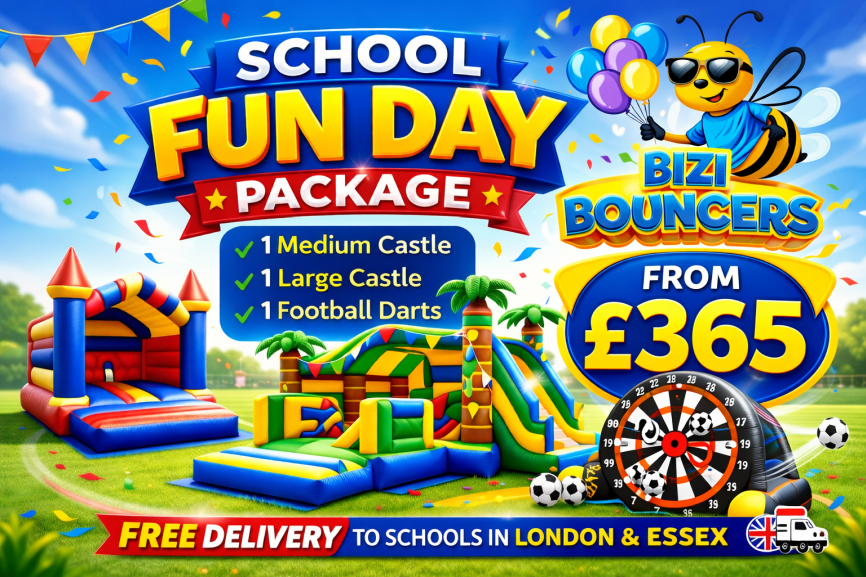 bouncy castle hire for schools packages