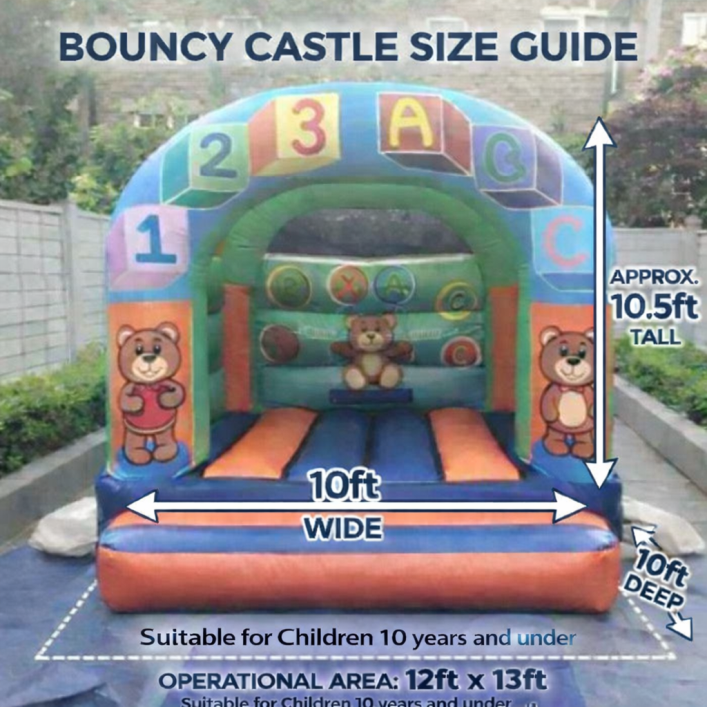 Teddy Castle (Small) size guide