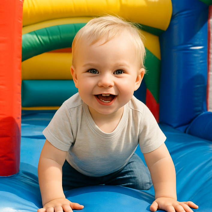are bouncy castles safe for toddlers