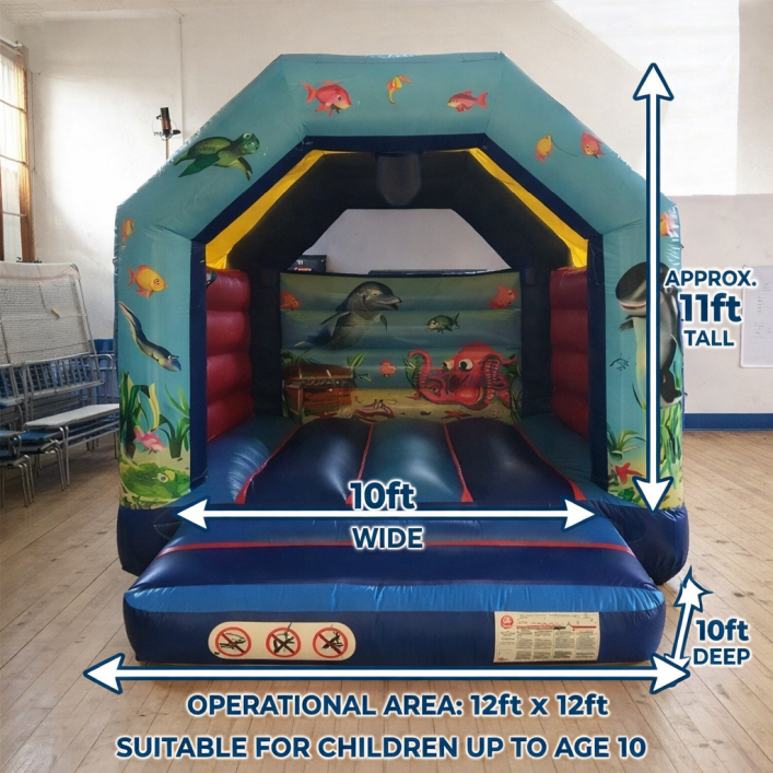 Under Water Bouncer (Small) size guide